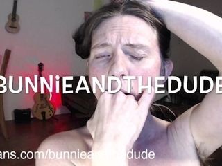 'Dirty chatting wifey kneads drool All Over Face slaver Nose Snot from Gagging'