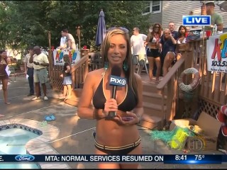Jill Nicolini cougar WPIX Reporter They Said Get Into swimsuit So I Did