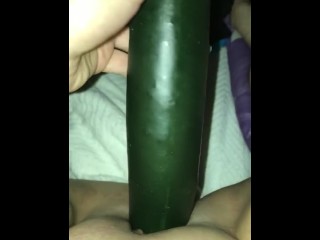 Maroon sweltering bungler has hardly any toys be worthwhile for drenched pussy, cums enveloping jilt cucumber pt.1