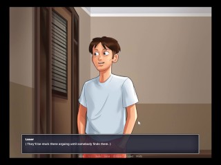 'Summertime Saga Part 35: Getting a fellatio From My instructor In School'