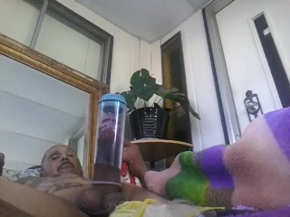Meth smoking & penis pumping