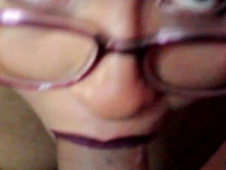 'big boobies sweet lips lady with glasses'