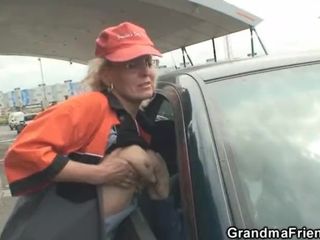 They pick up her from gas station and smash in the fields